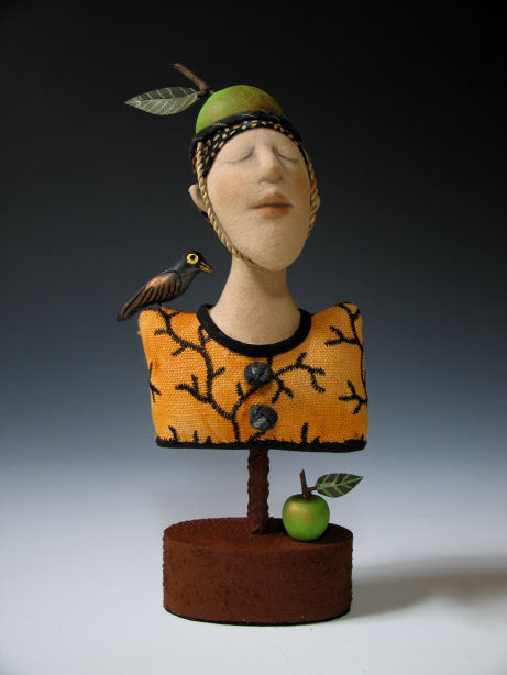 Bust with Green Fruit copyright 2010 Akira Studios all rights reserved